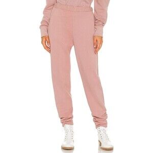 A.L.C. Roger Straight Leg Cotton Jogger Pant High Waist Baby Pink Size Medium